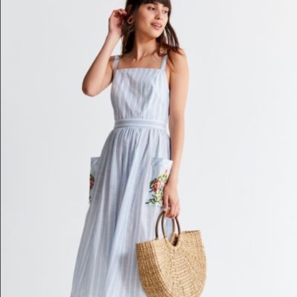 Urban Outfitters striped midi dress